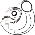 LA Choppers Handlebar Cable/Brake Line Kit for Harley Davidson (2015–2023)