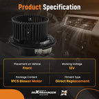A/C Heater Blower Motor for BMW 128i 135i E90 325i 328i 330i (2008–2013)