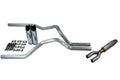 2.5" Dual Exhaust Kit for Dodge Ram 1500 (2009–2018) Glasspack Slash Tip