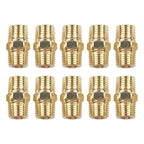 Brass Hex Nipple Fitting for Air and Water Line Connectors (Universal)