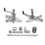CNC Aluminum Rearsets Footpegs for Kawasaki Ninja ZX 25R (2020–Present)