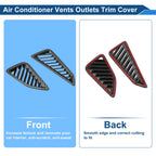 Air Condition Outlet Vent Trim Cover Frame for Toyota Corolla (1 Pair)
