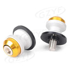Pair 10mm CNC Swingarm Sliders Spools for Kawasaki Z750 Z1000 (2007–2018)