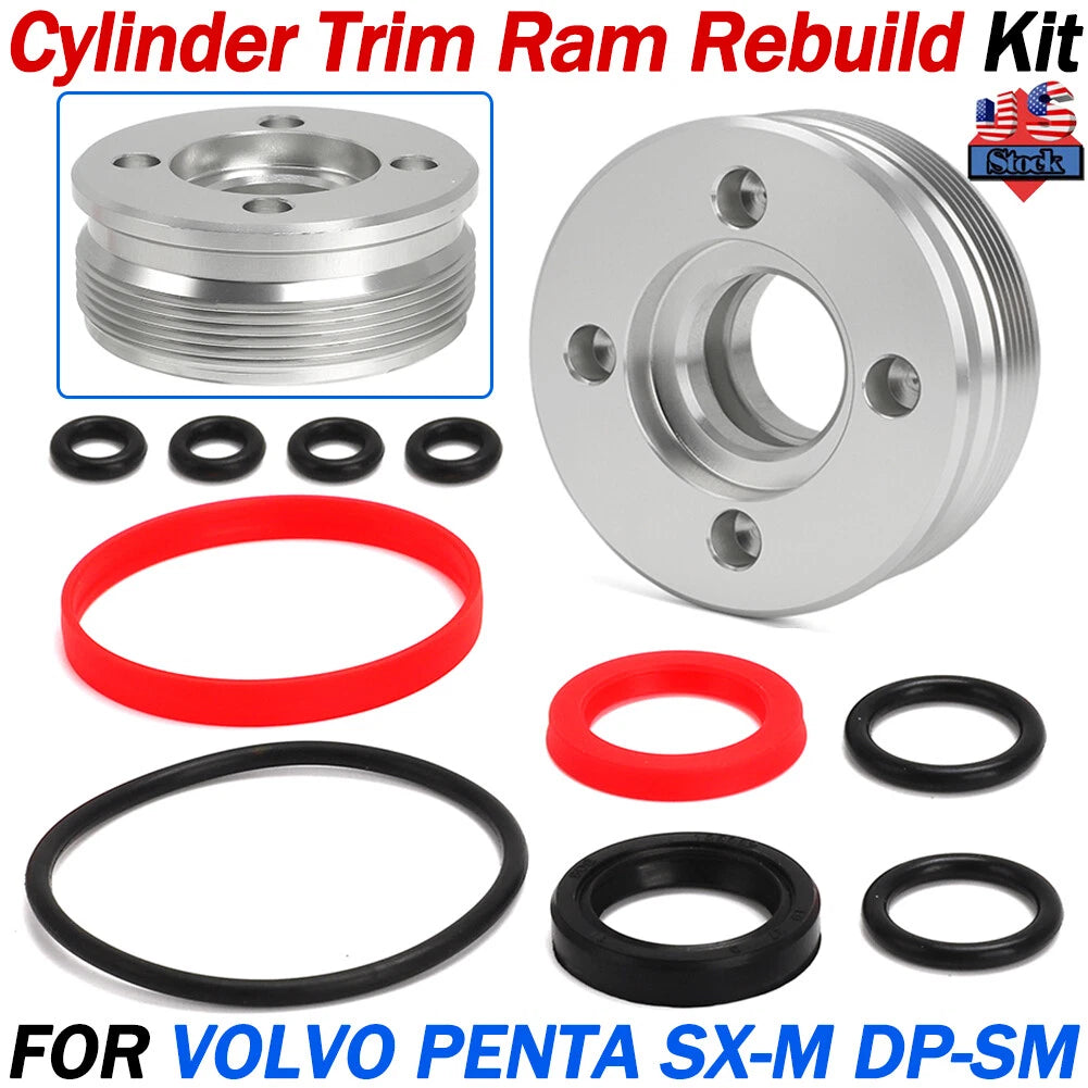 Rebuild Set for Volvo Penta SX-M DP-SM Cylinder Trim Ram (3854247, 3857470, 3857471)