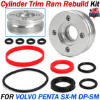 Rebuild Set for Volvo Penta SX-M DP-SM Cylinder Trim Ram (3854247, 3857470, 3857471)