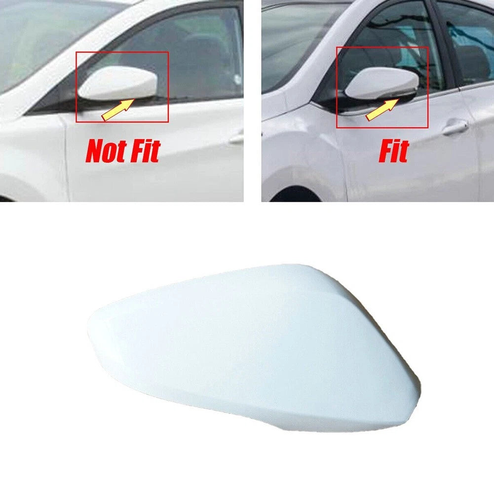 1pc White Rear Mirror Cover for Hyundai Elantra (2016)