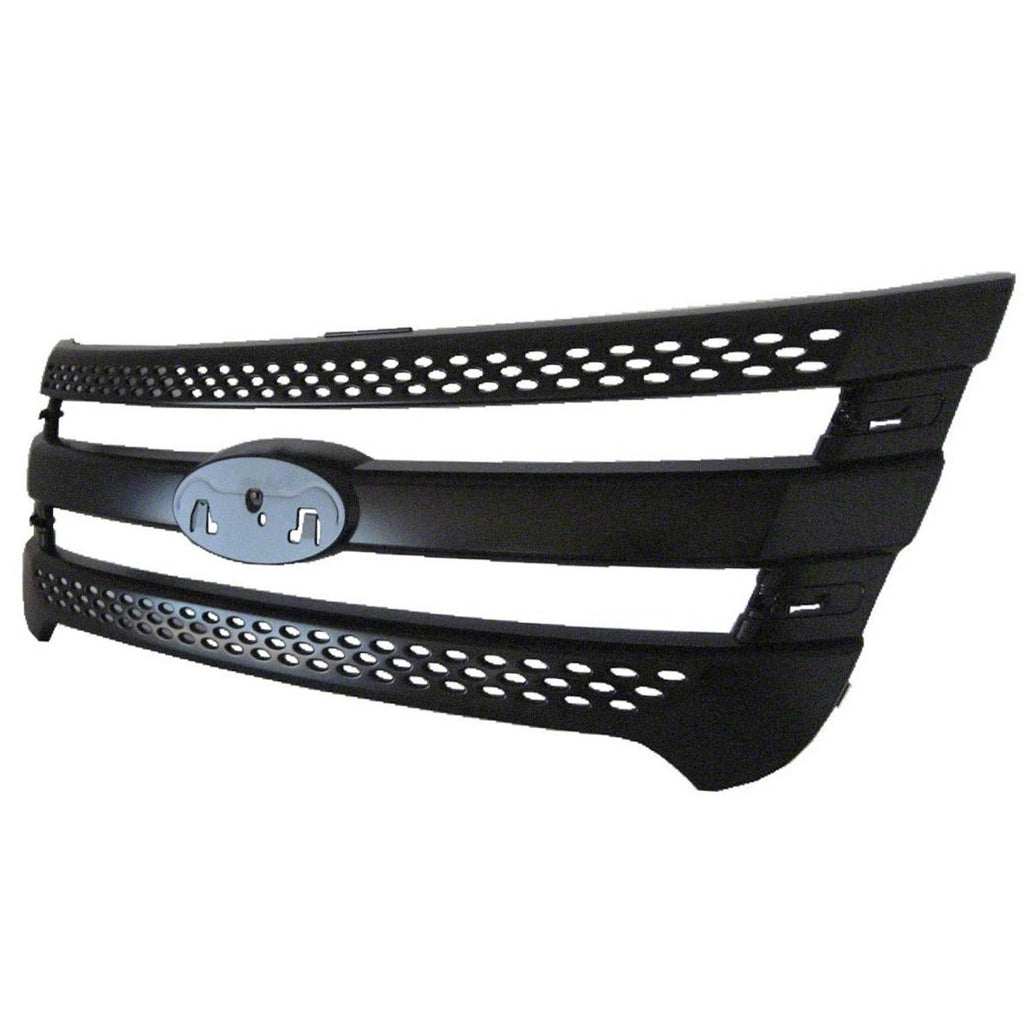 Replacement Black Outer Grille for Toyota Hilux (2016–2020)