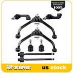 Set of 8 Control Arm Ball Joints & Tie Rods for Jeep Liberty (2002–2005)