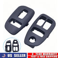 Set of 2 Window Switch Bezels for Chevy Camaro (1993–2002) Black