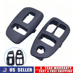 Set of 2 Window Switch Bezels for Chevy Camaro (1993–2002) Black
