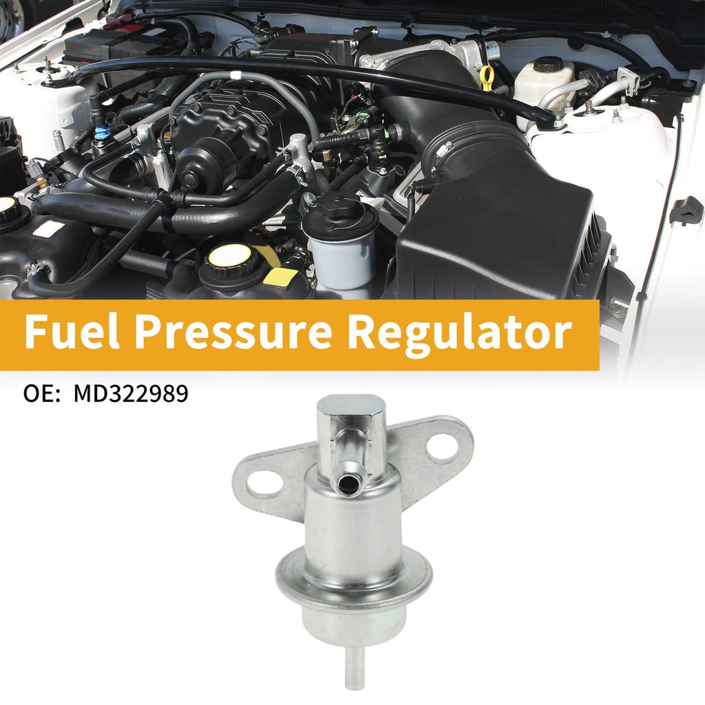 Fuel Pressure Regulator for Mitsubishi 3000GT (1991–1999) No.MD322989 Aluminum Alloy