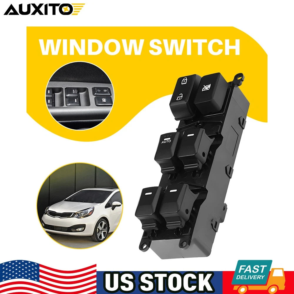 Driver Side Power Window Switch for KIA RIO (2012–2015)