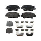 DuraGo Rear Rotors & TRW Pro Ceramic Brake Pads Kit for Accent Rio (2012–2017)