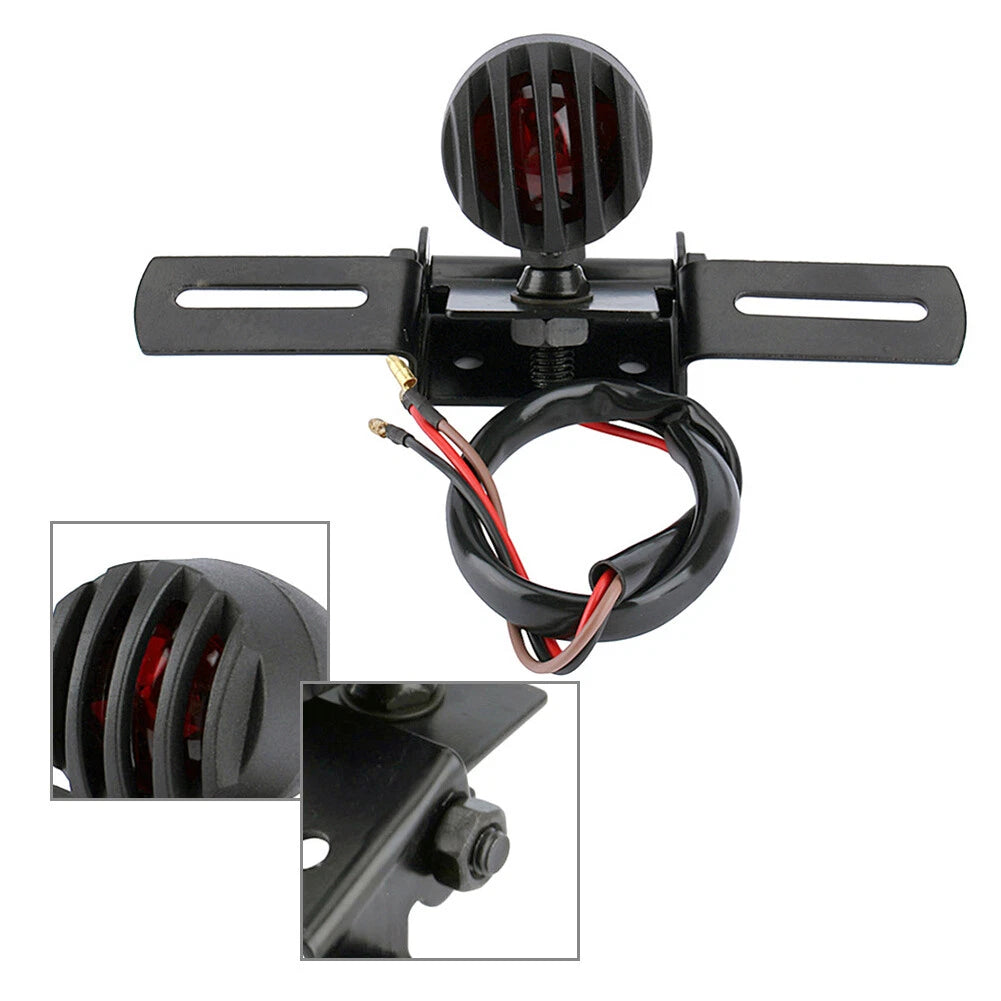 LED Tail Light Rear License Plate Bracket for Harley Honda