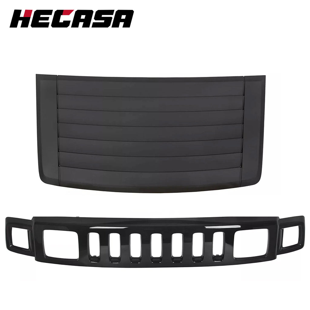 Painted Grille & Louver Hood Air Vent Panel for Hummer H3 (2006–2010)