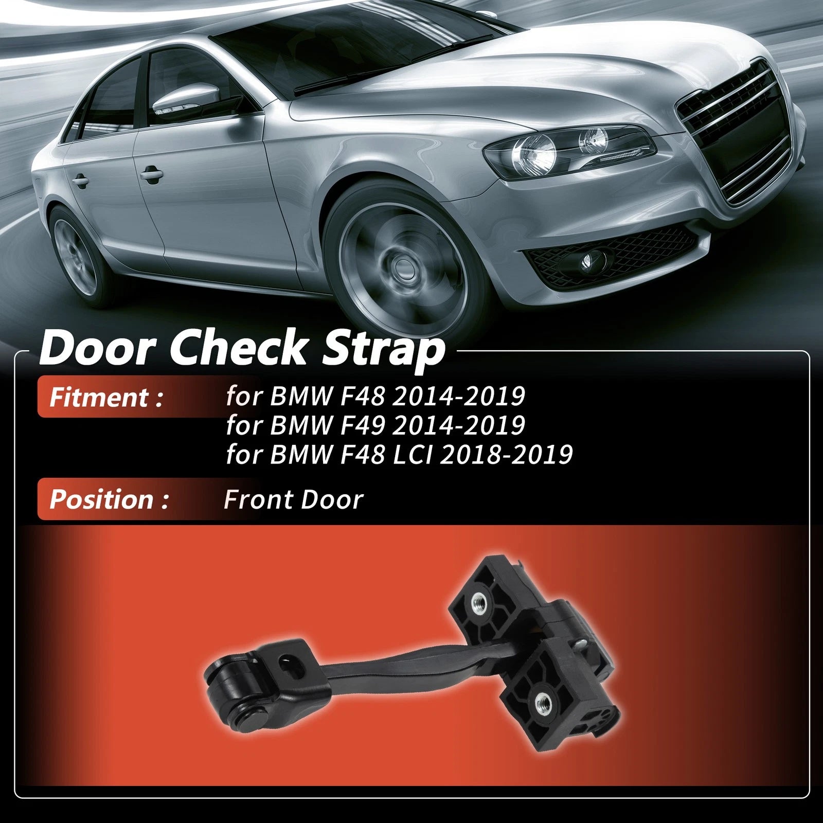 Front Door Check Strap for BMW F48 (2014–2019) No.51217436001