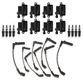 Ignition Wires & Spark Plugs Kit for Chevrolet GMC 8.1L V8 (2001–2009)
