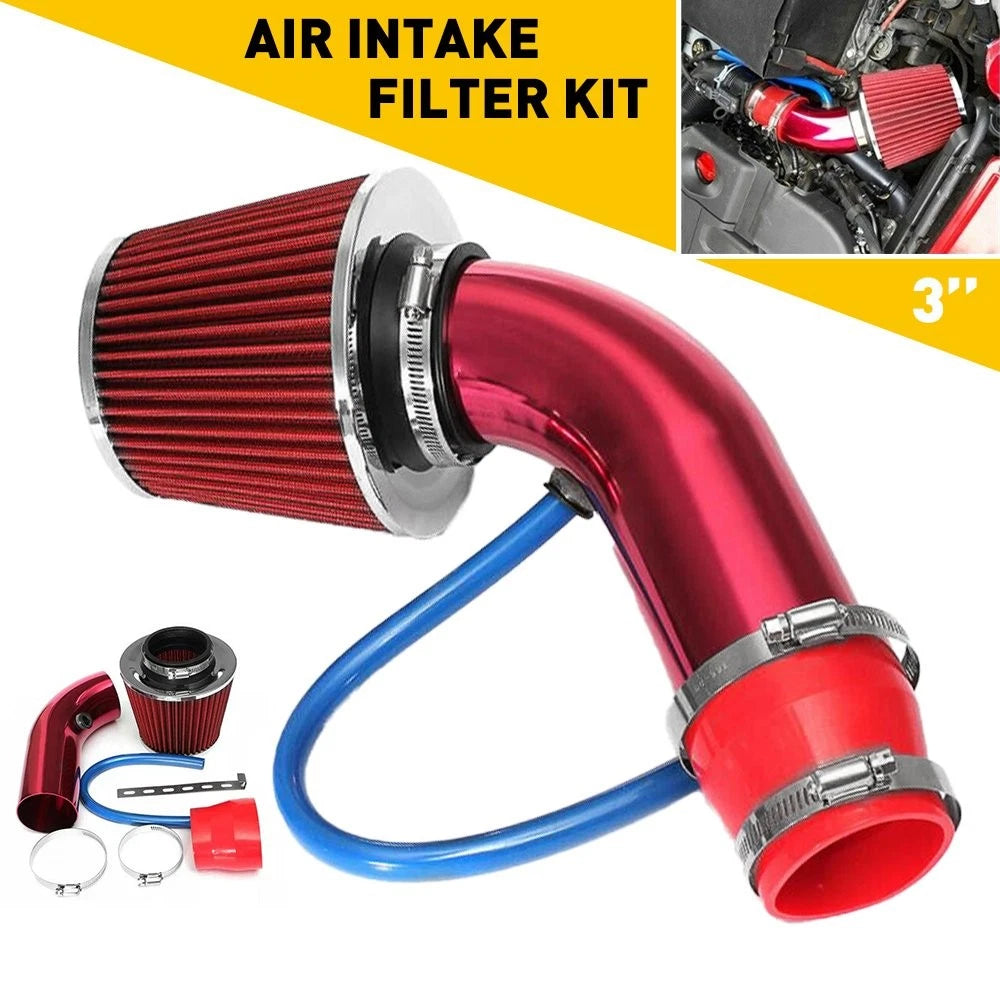 Cold Air Intake Filter Induction Kit for Car (Universal Fit)