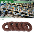 Set of 5 Oil Seal Rotary Shaft Seal FKM Rubber 22x40x8mm