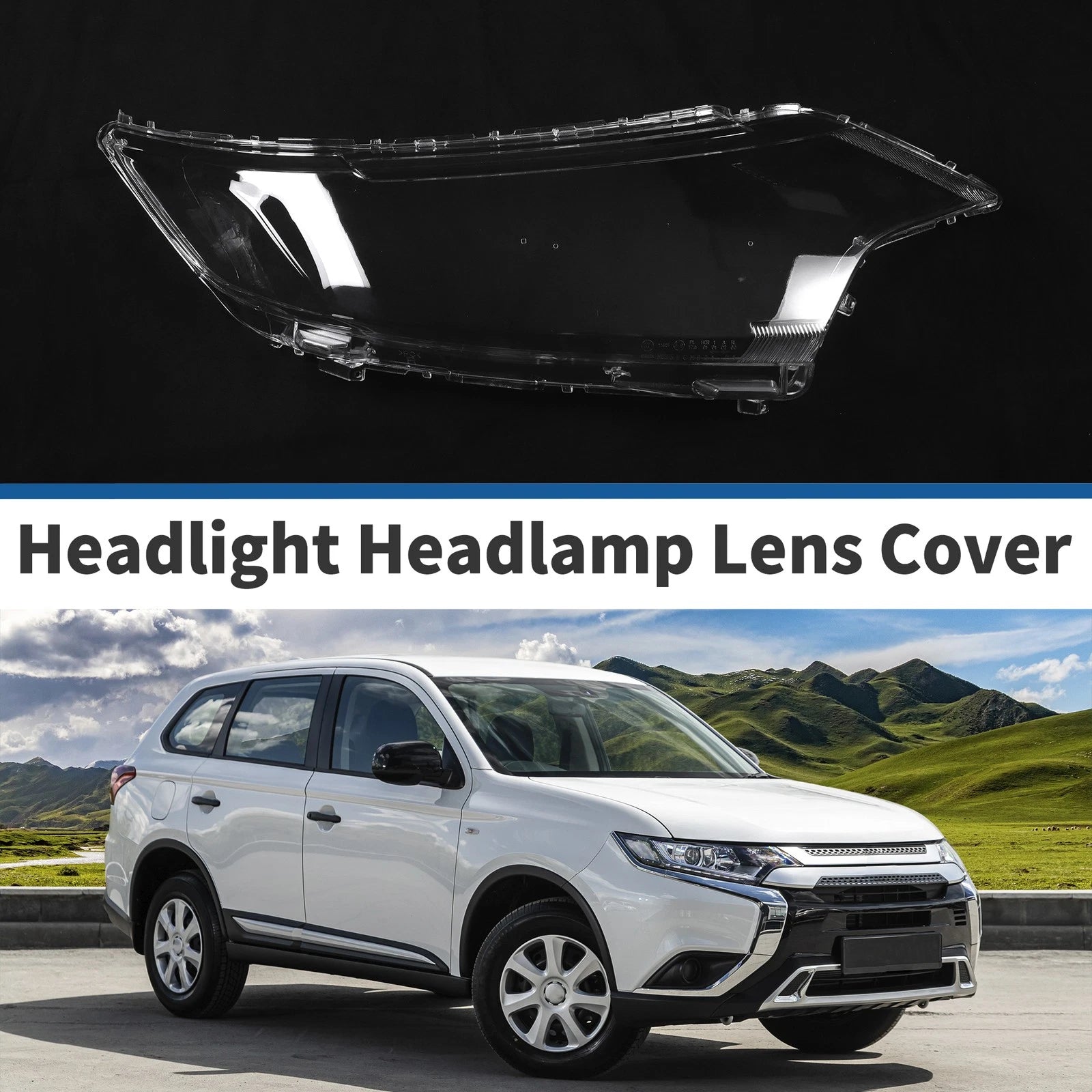 Headlight Lens Cover for Mitsubishi Outlander (2016–2021)