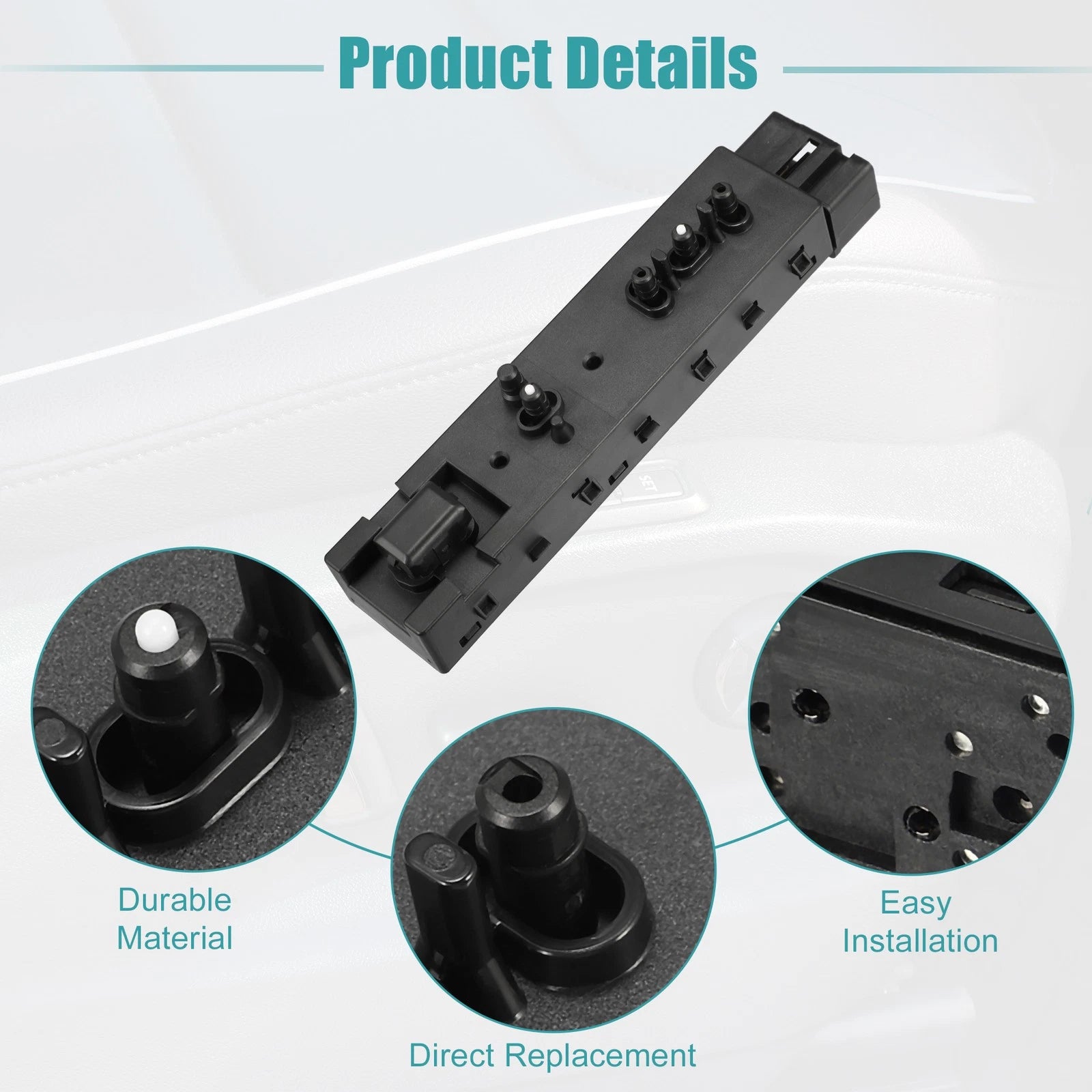 Power Seat Switch for Ford C-Max (2013–2019)