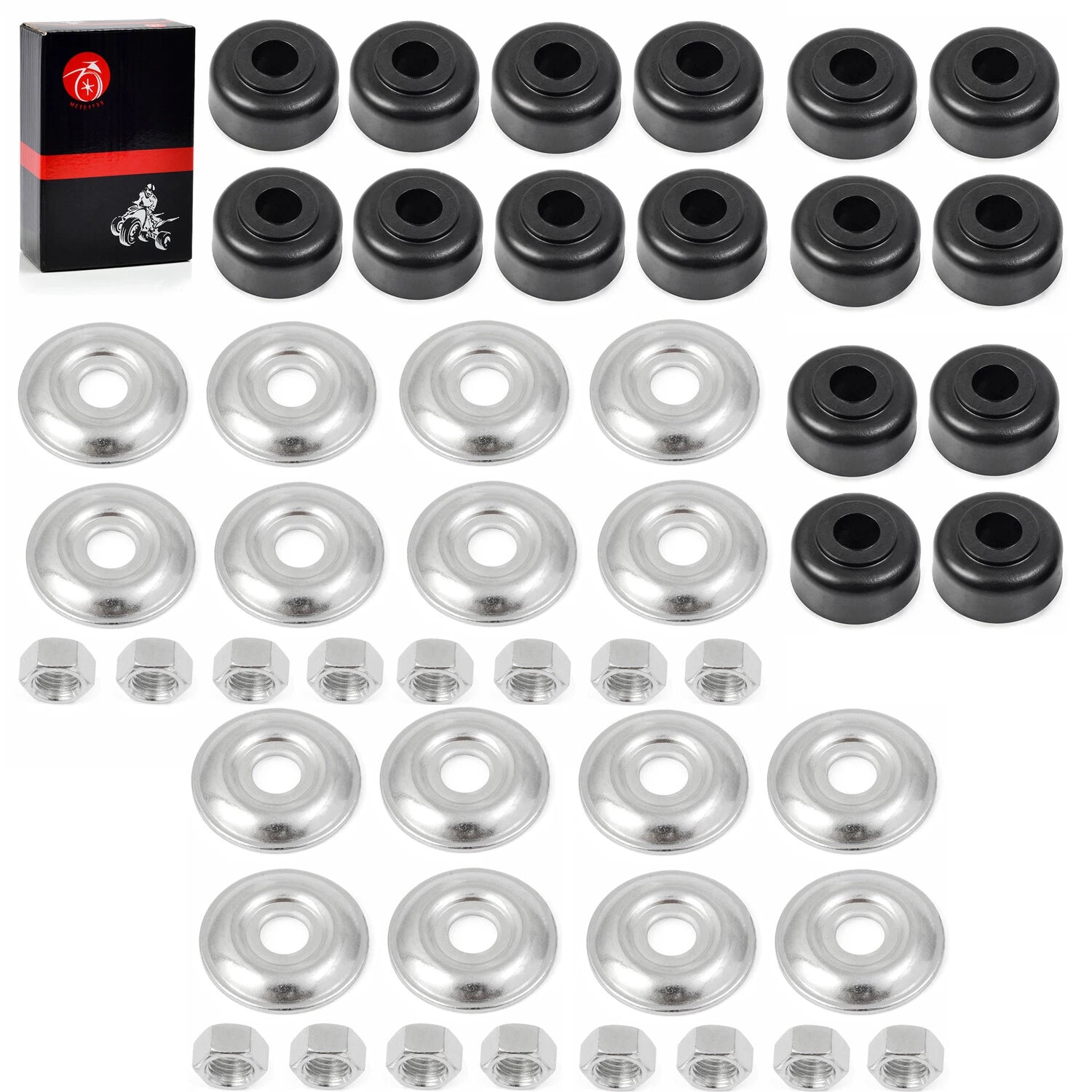 Set of 4 Shock Bushing Kit for EZGO (1994–2023)