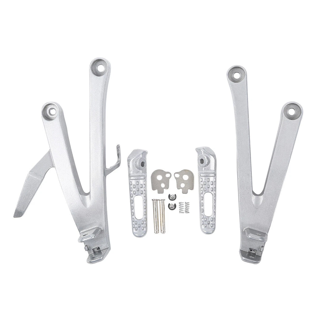 Rear Passenger Footpegs Footrests Brackets for Honda CBR600RR (2007–2024)