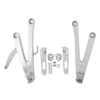 Rear Passenger Footpegs Footrests Brackets for Honda CBR600RR (2007–2024)
