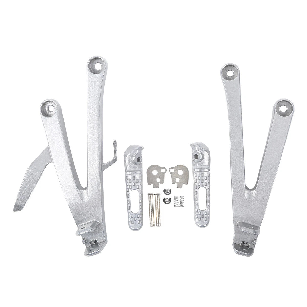 Rear Passenger Footpegs Footrests Brackets for Honda CBR600RR (2007–2024)