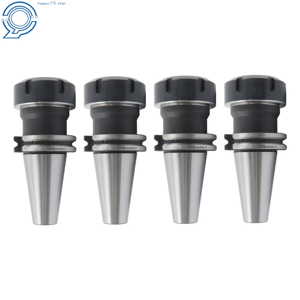 4 Piece Collet Chuck Set CAT40 ER40 for Precision Machining (20000 RPM)
