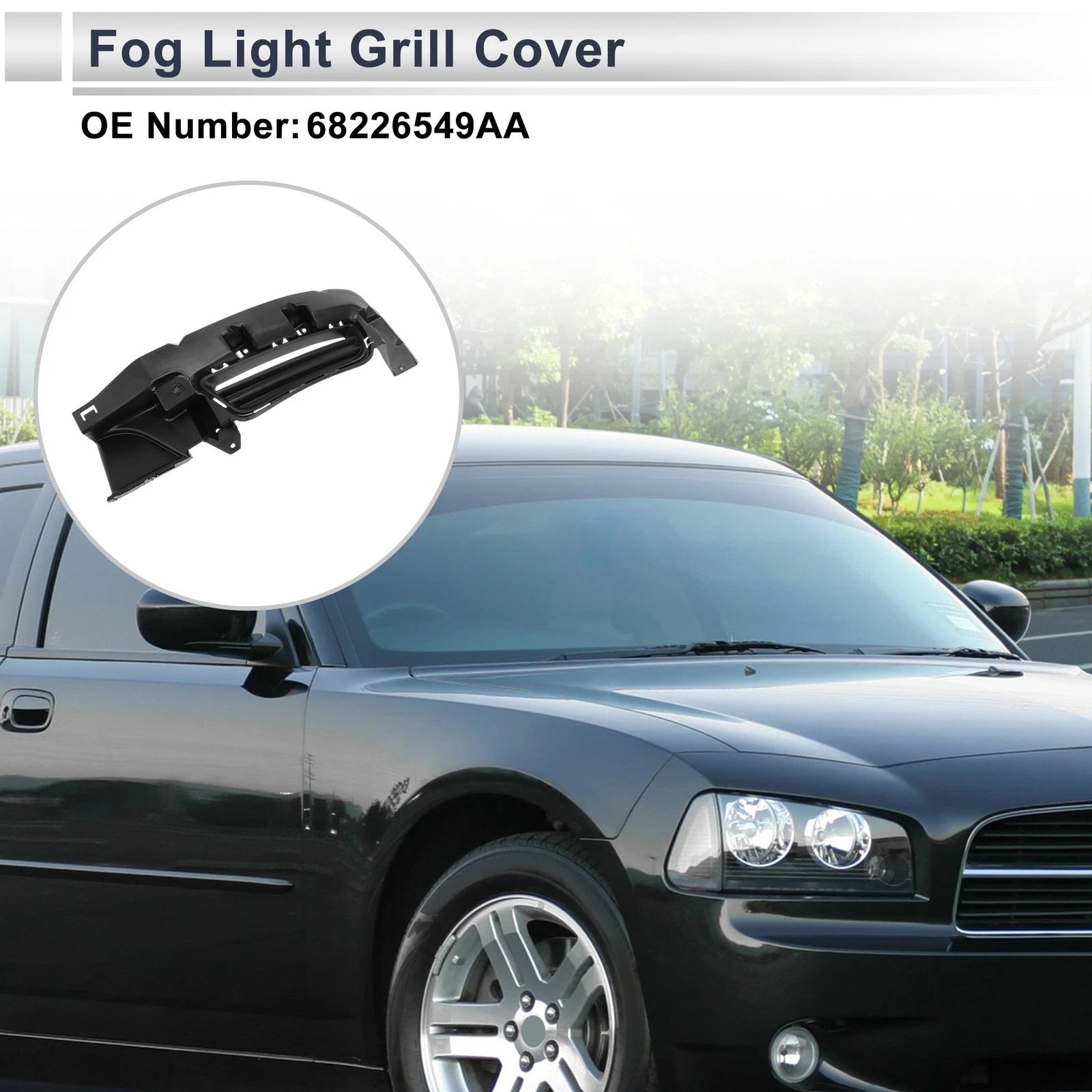 Fog Light Grill for Dodge Charger (2015–2021) No. 68226548AA