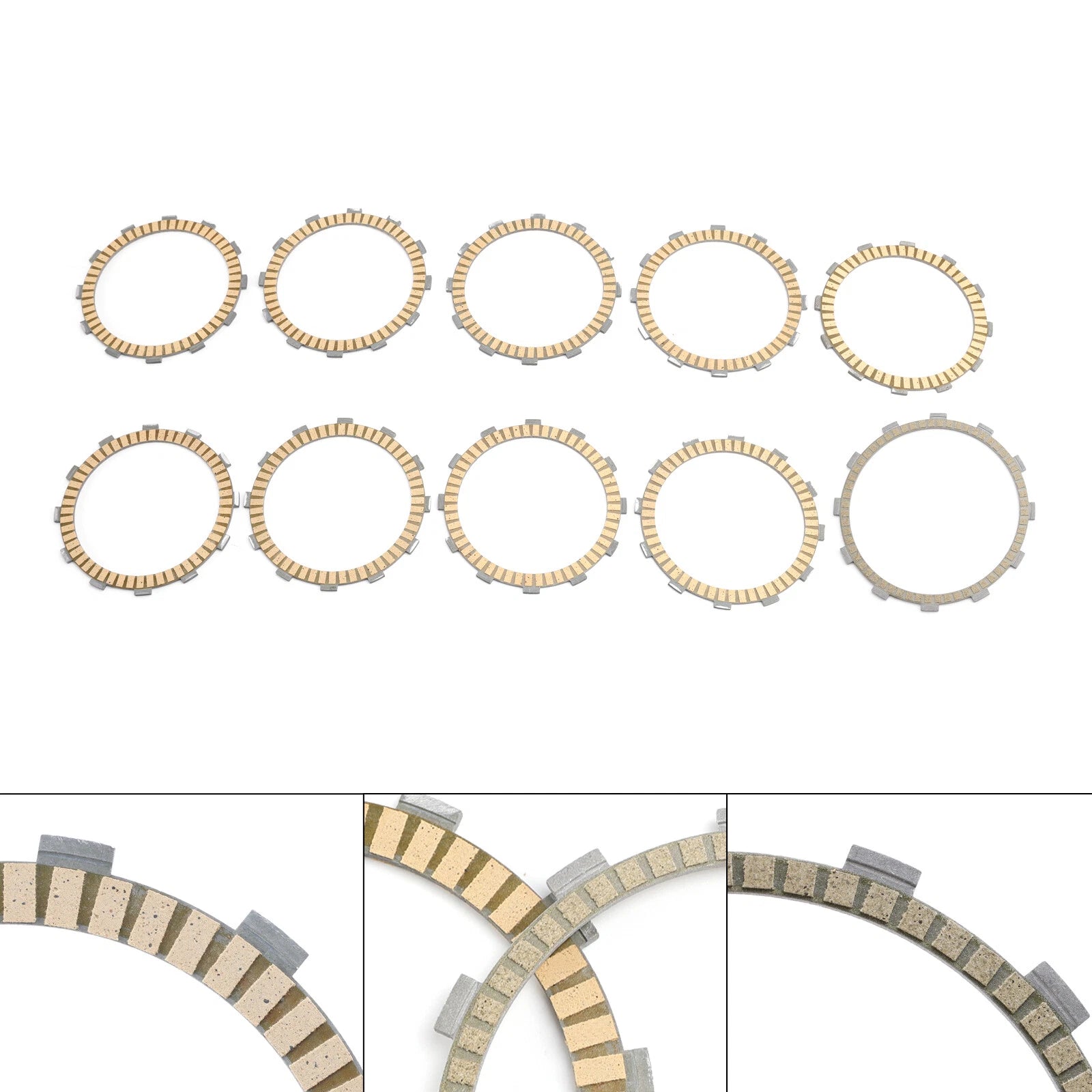Clutch Friction Plate Kit for Kawasaki ZX1400 ZZR1400 Ninja ZX-14 (2006–2023)