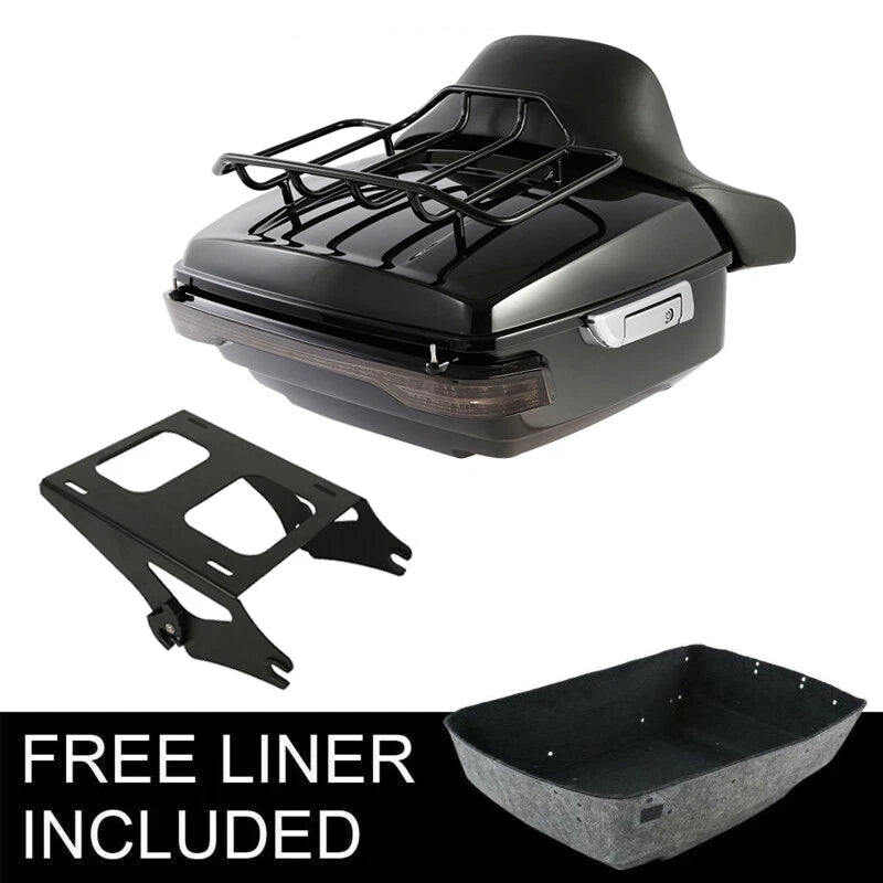 Trunk Pad Rack Tail Light for Harley Touring Road Glide (2014–2026)