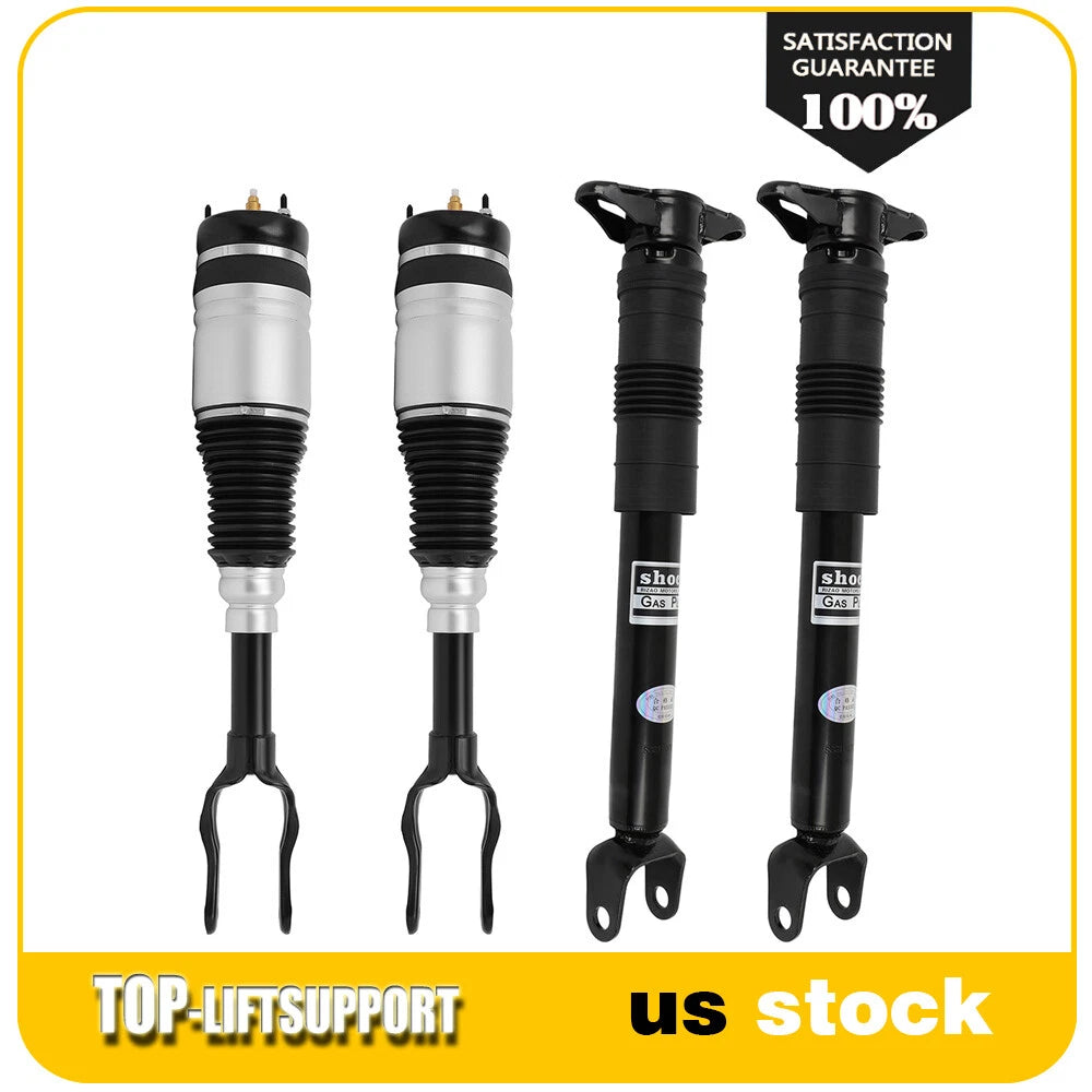Set of 4 Air Suspension Struts for Jeep Grand Cherokee Overland (2011–2015)
