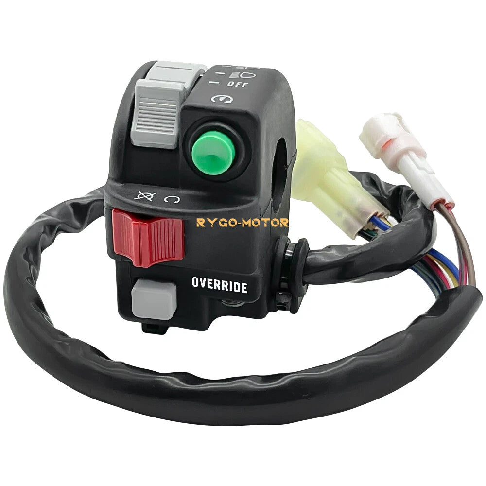 Left Handlebar Switch Start Stop Light Override for Yamaha Grizzly 550 (2007–2014)