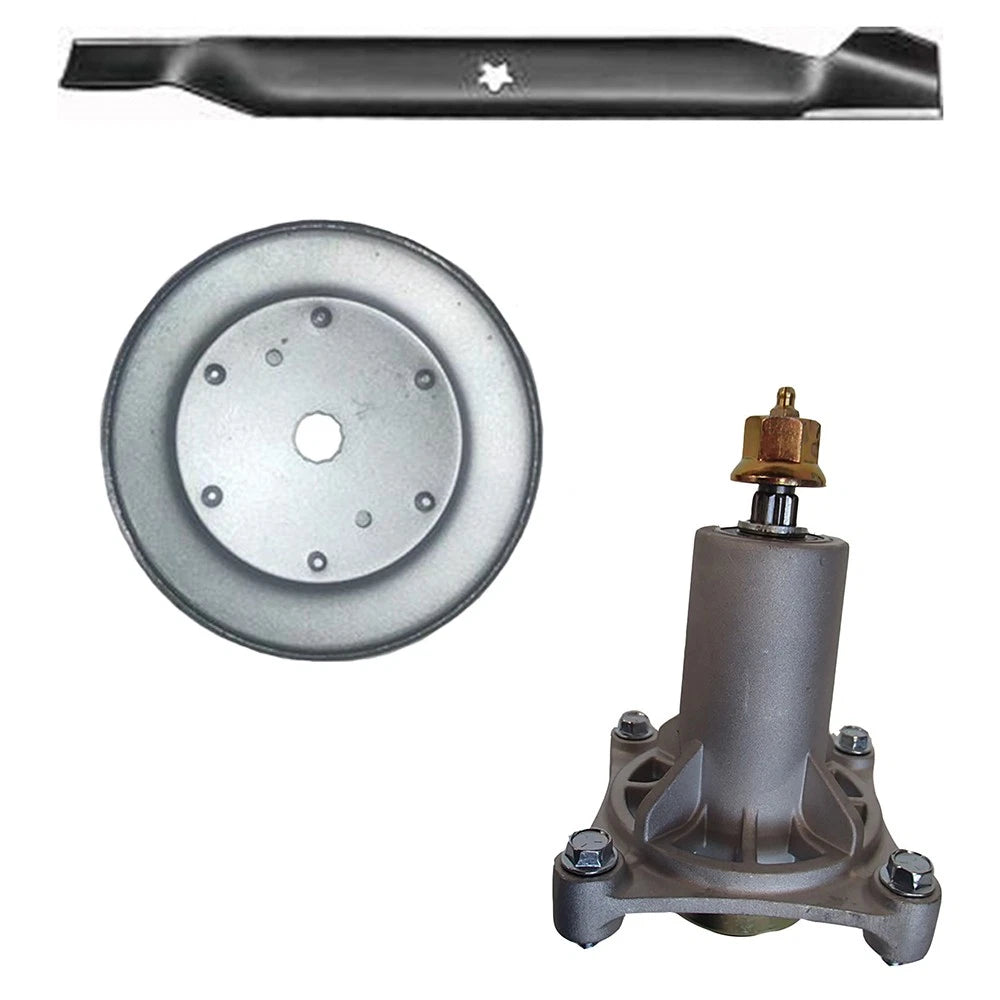 Spindle, Blade and Pulley for Ariens (Replaces 21546095)