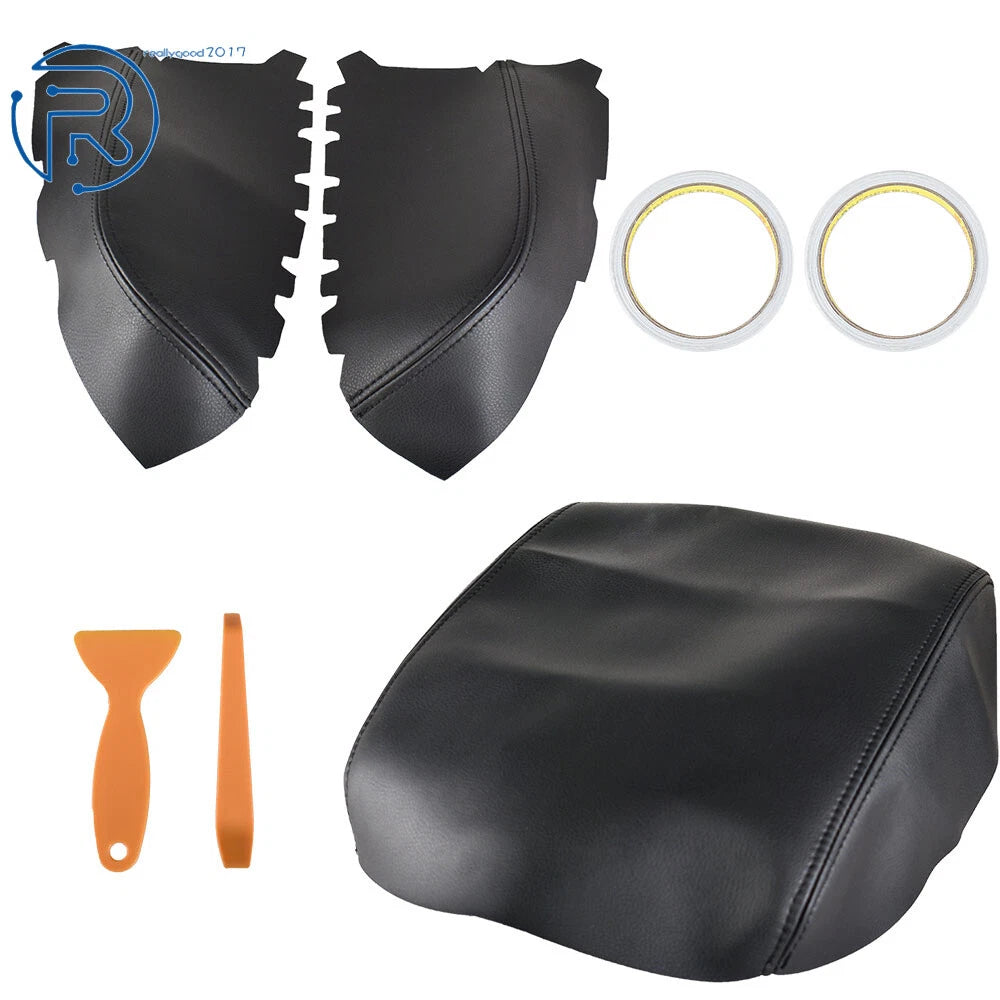 Center Console Lid for Honda Pilot (2009-2015) Black Leather
