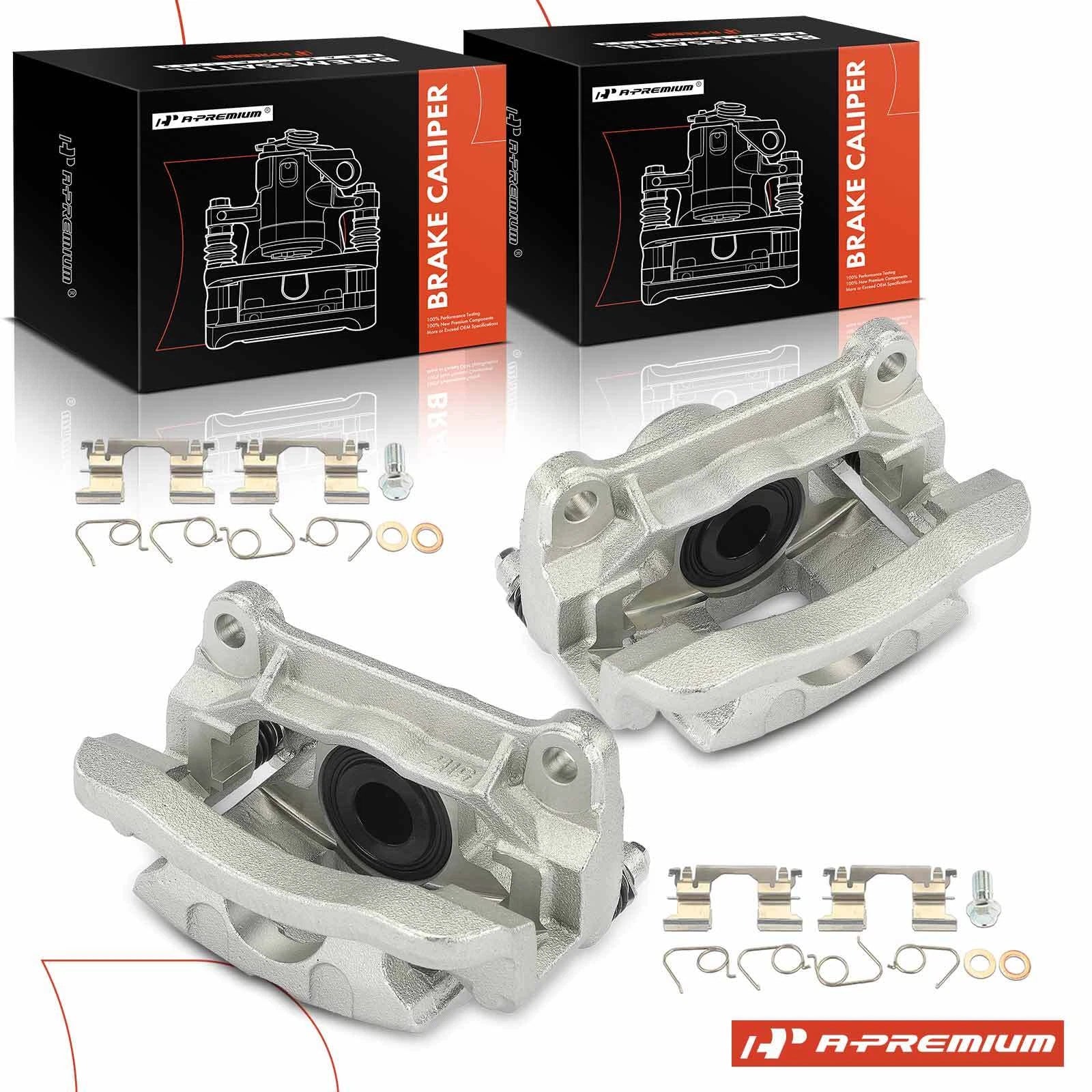 Pair Rear Brake Calipers for Nissan Titan (2017–2022)