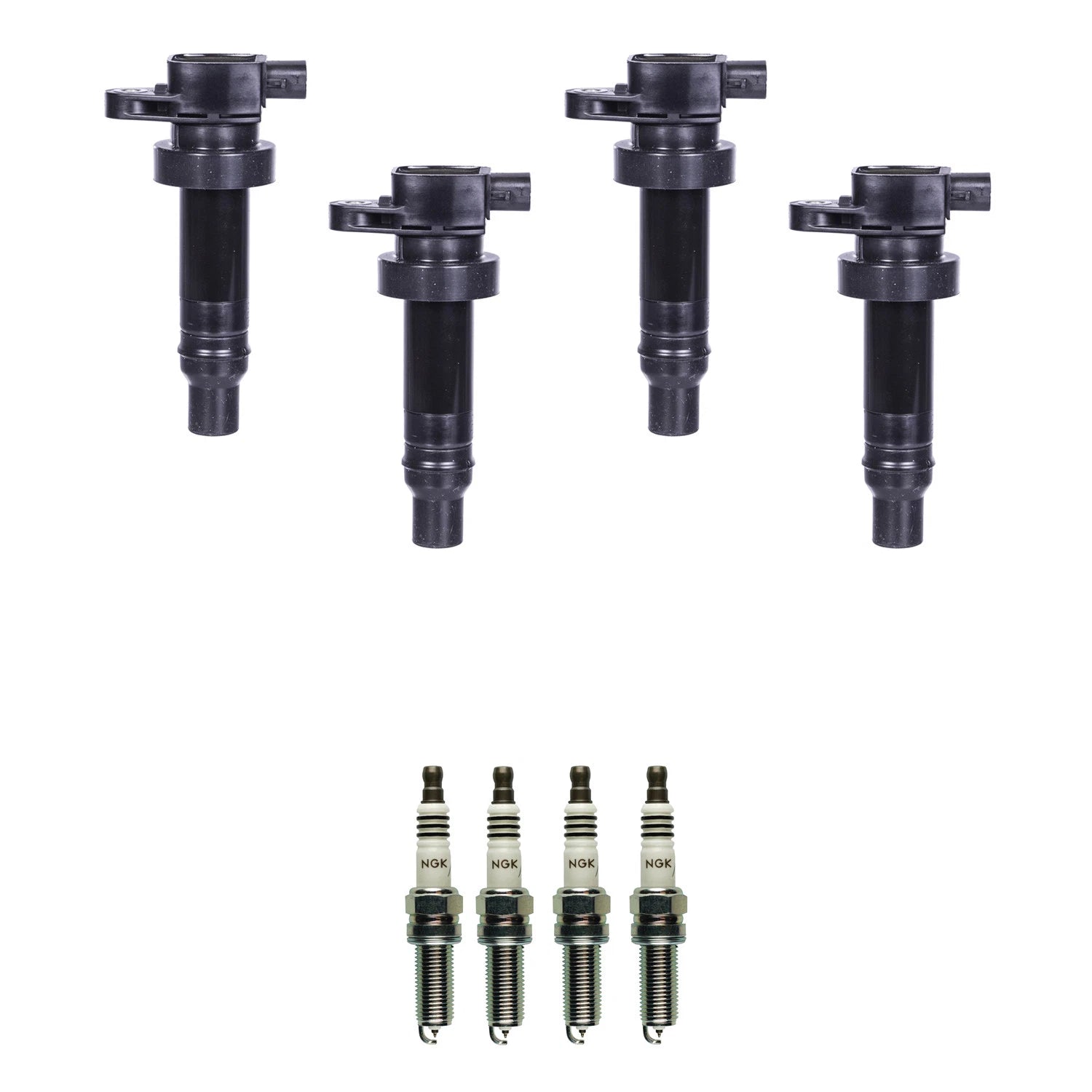 Set of 4 Ignition Coils & NGK Iridium IX Spark Plugs for Kia Soul (2010–2011)
