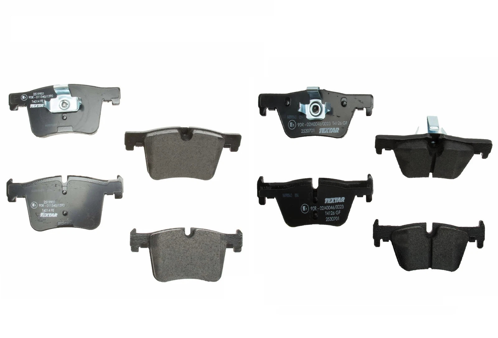 Set of 4 Textar Front & Rear Disc Brake Pads for BMW F22 F23 F36 (2014–2020)