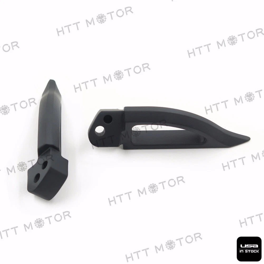 Blade Style Rear Foot Pegs for Suzuki GSXR600 GSXR750 GSXR1000 (2001–2005) Black