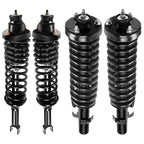 Set of 4 Complete Struts Shocks Spring Mounts for Honda Accord (1994–1997)