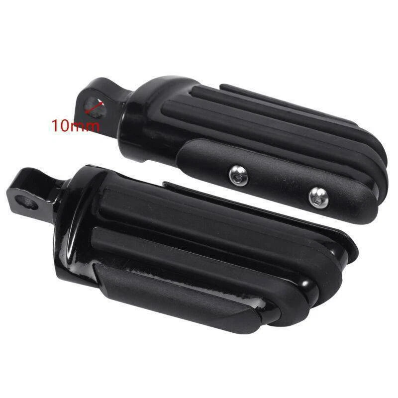 Black Passenger Foot Peg Mount for Harley Sportster XL 883 1200 (2004–2013)