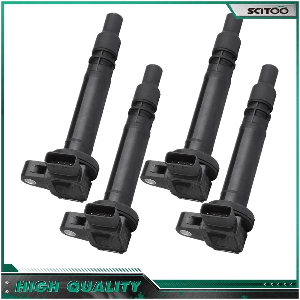 Set of 4 Ignition Coils for Toyota Tacoma 2.4L 2.7L L4 (2000–2004) 90919-02237 UF323
