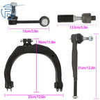 Set of 12 Front Upper Control Arm Sway Bar Tie Rod Kit for Chevy Trailblazer GMC Envoy