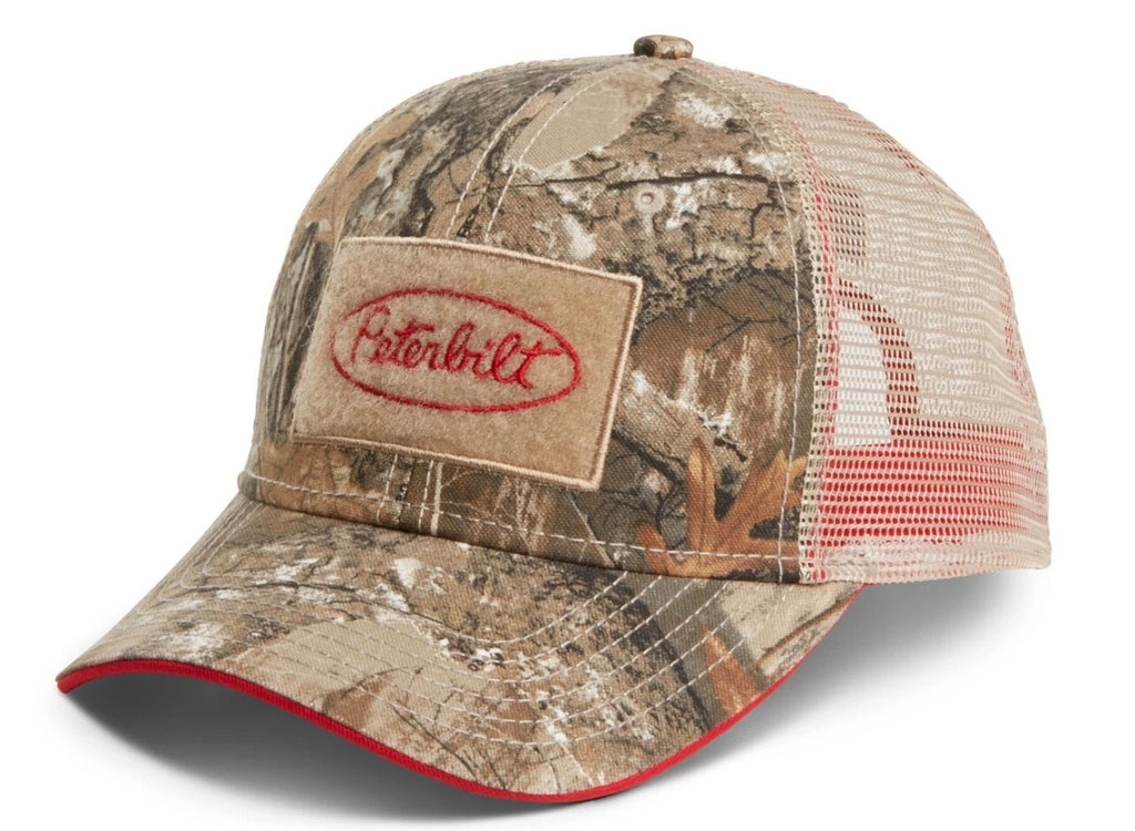 Camo Mesh Cap for Peterbilt Trucks (Fits All Models)