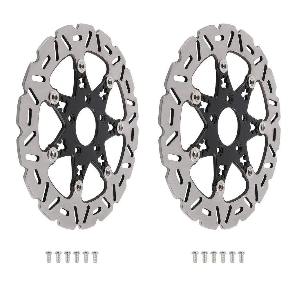 Pair Front Brake Discs for Harley Davidson Road Glide FLTRX/Road King (2010–2023)
