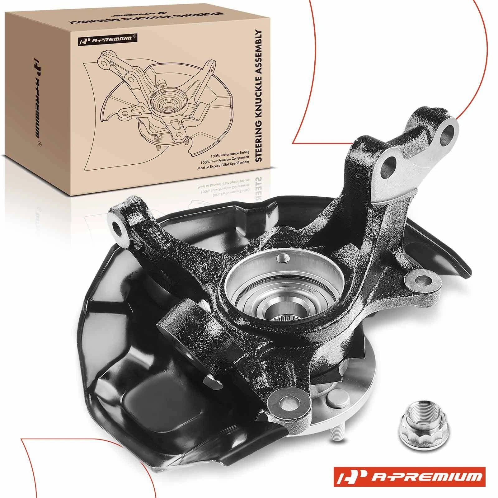 Front Left Steering Knuckle and Hub Bearing for Toyota Camry (2004-2006)