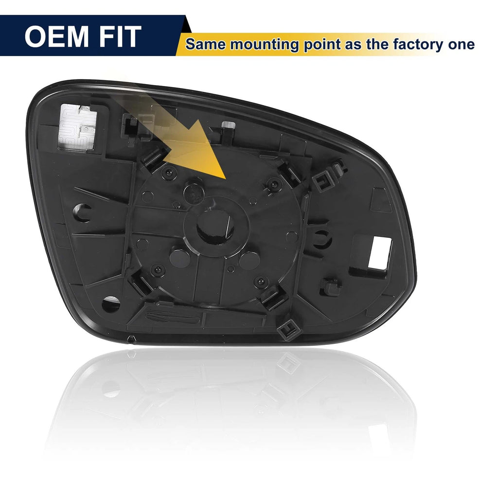 Heated Mirror Glass with Backing Plate 87961-42B80 for Toyota RAV4 (2019–2023)