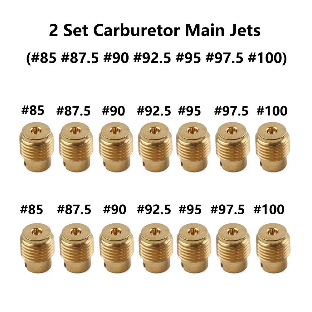 14Pcs Carb Main Jet for Honda GX160 GX200 GX390 (Predator 212cc)